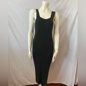 Lauren manoogian cotton cashmere ribbed tank dress stretchy